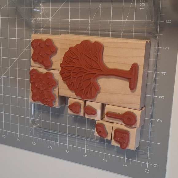 Branch Out Stampin Up wood mounted stamp set - Picture 3 of 5